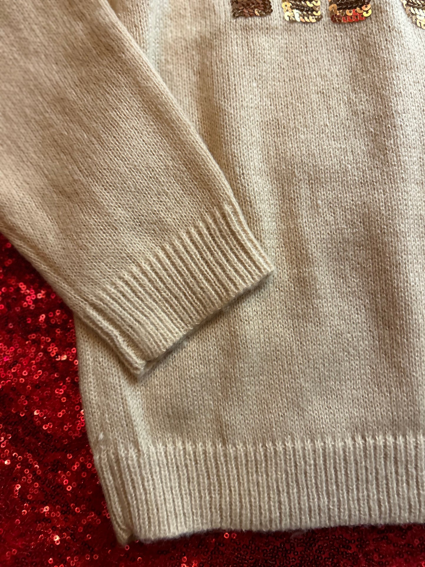 Merry Beige Sweater