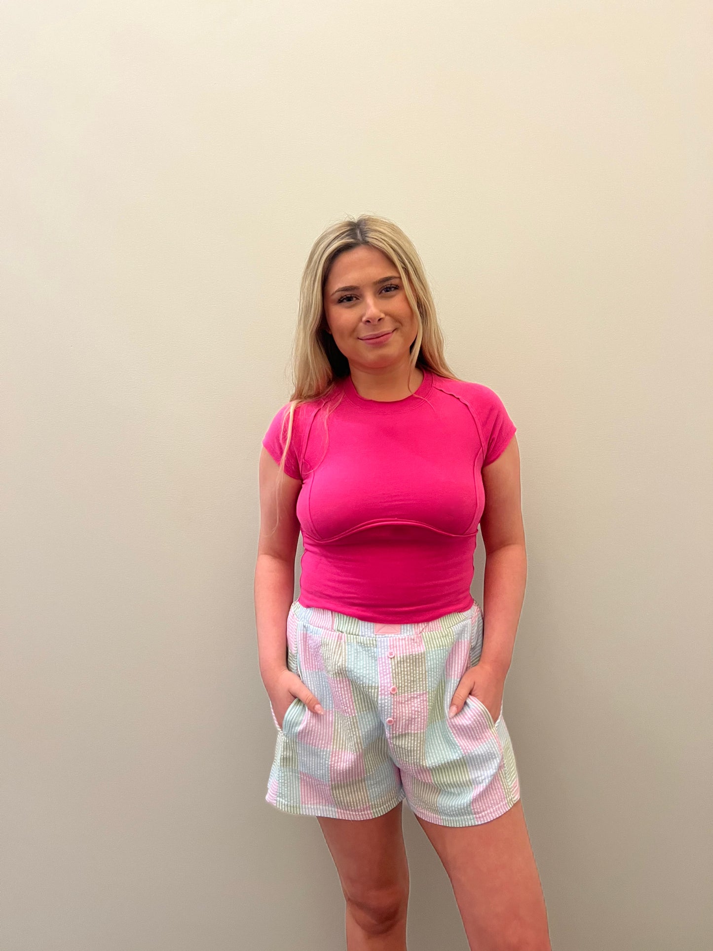 Day To Day Boxer Shorts - Pink Multi