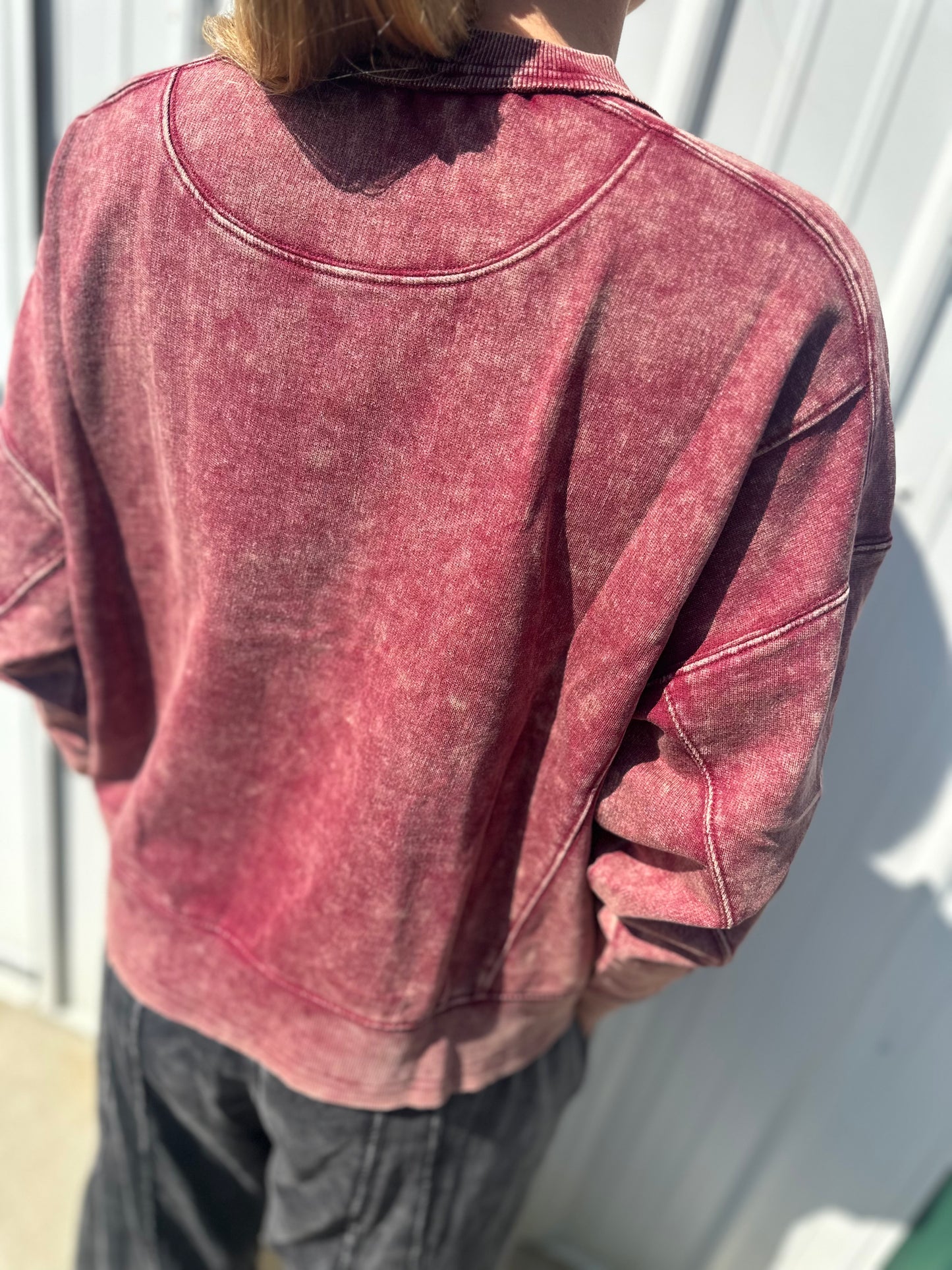 Everyday Pullover - Wine