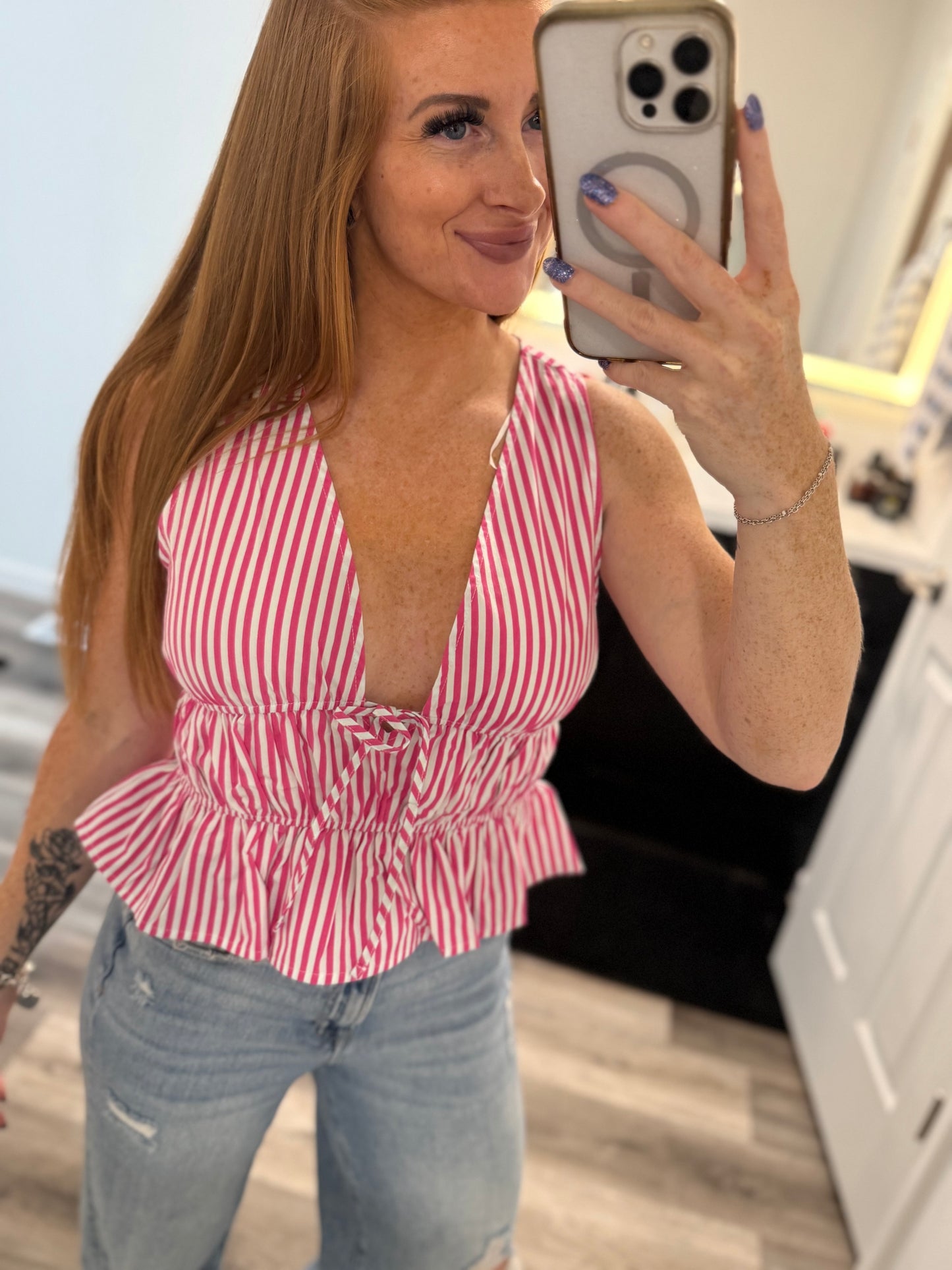 Strawberry Sweetheart Top