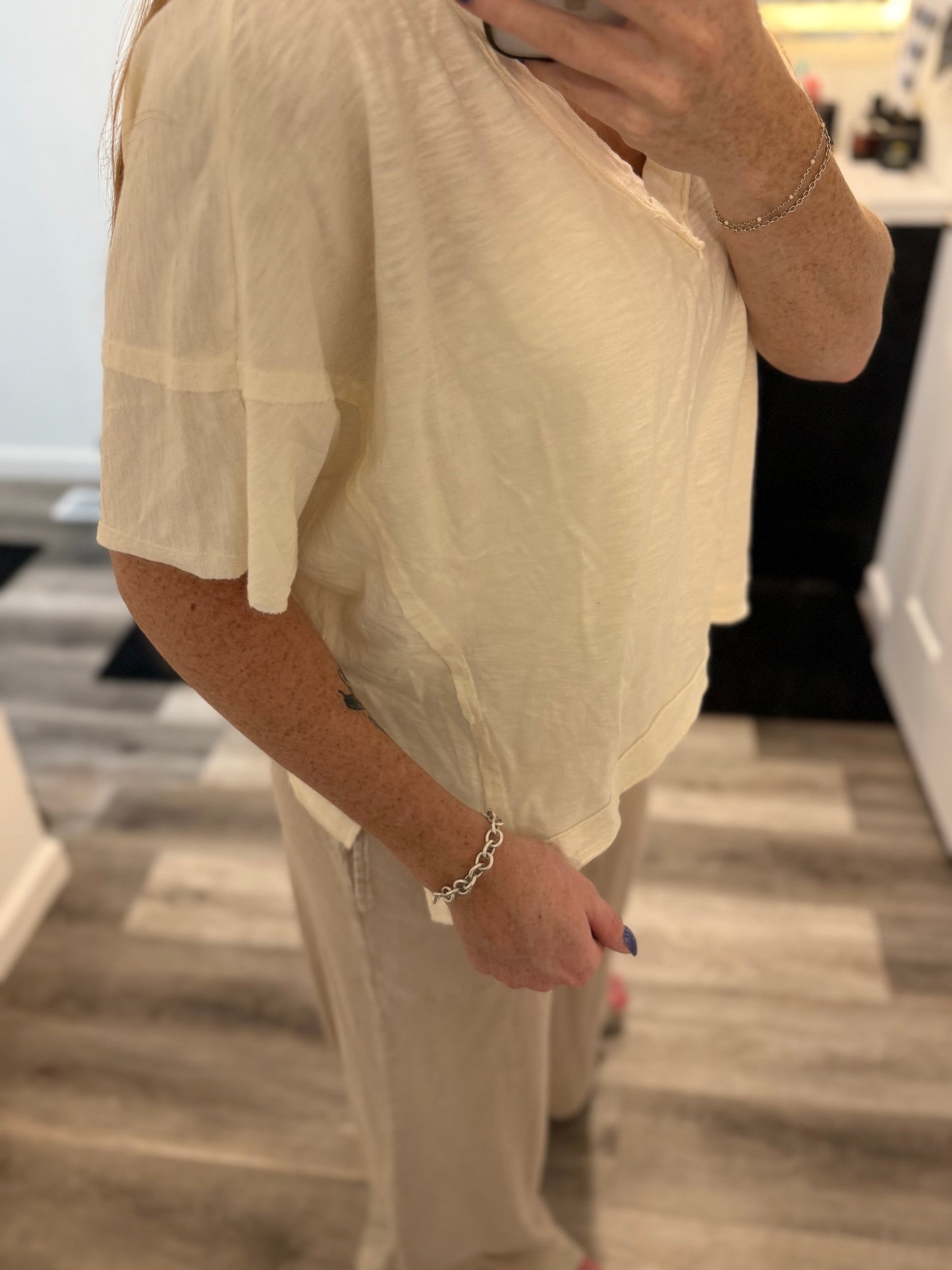 Sun-washed Slouchy Tee