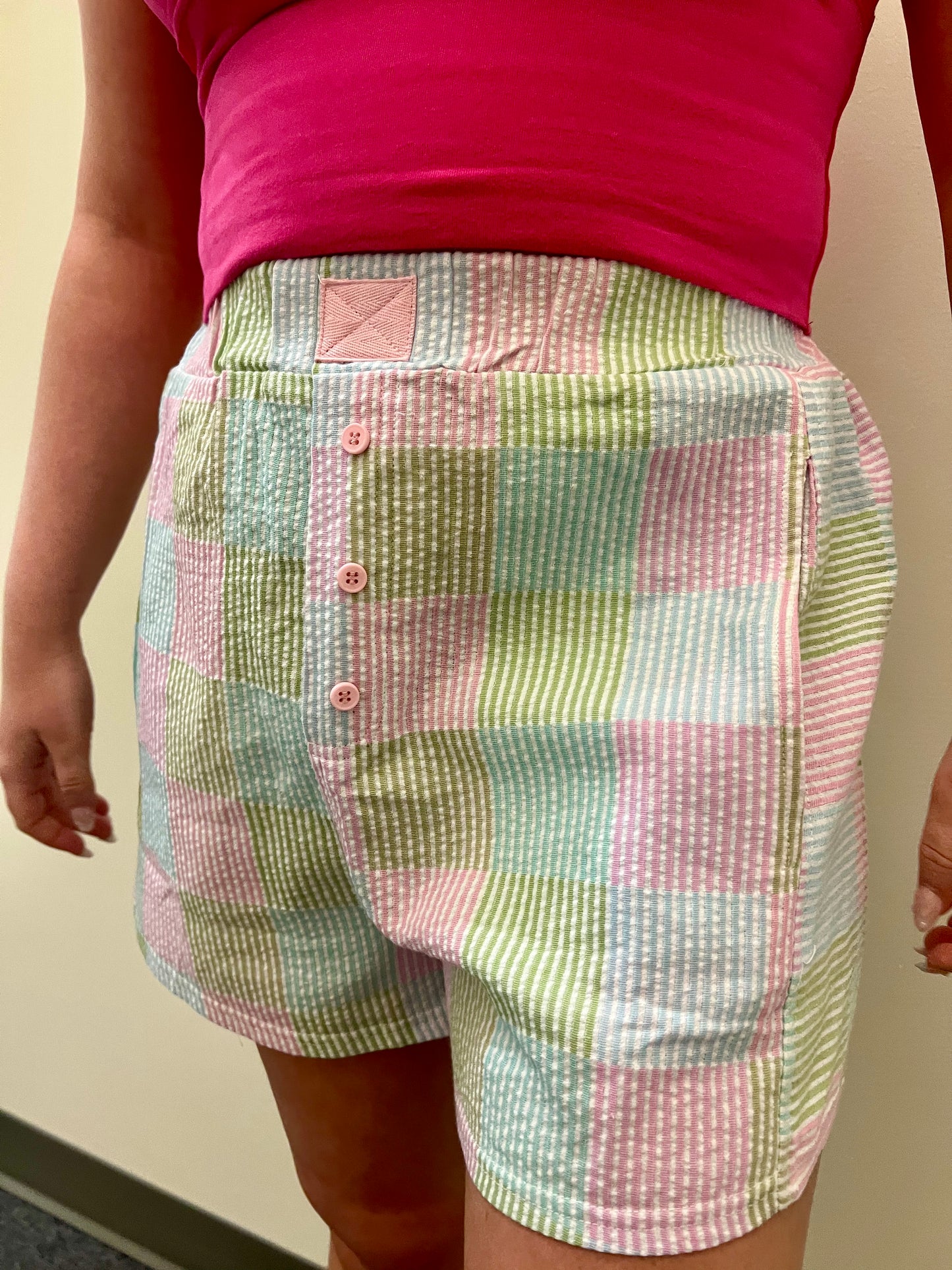 Day To Day Boxer Shorts - Pink Multi