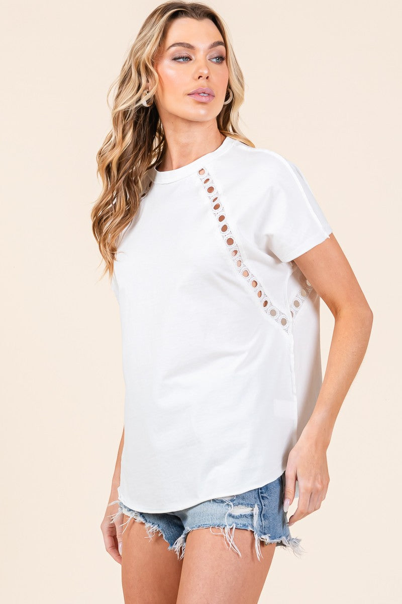 Good To Be Back Top - White