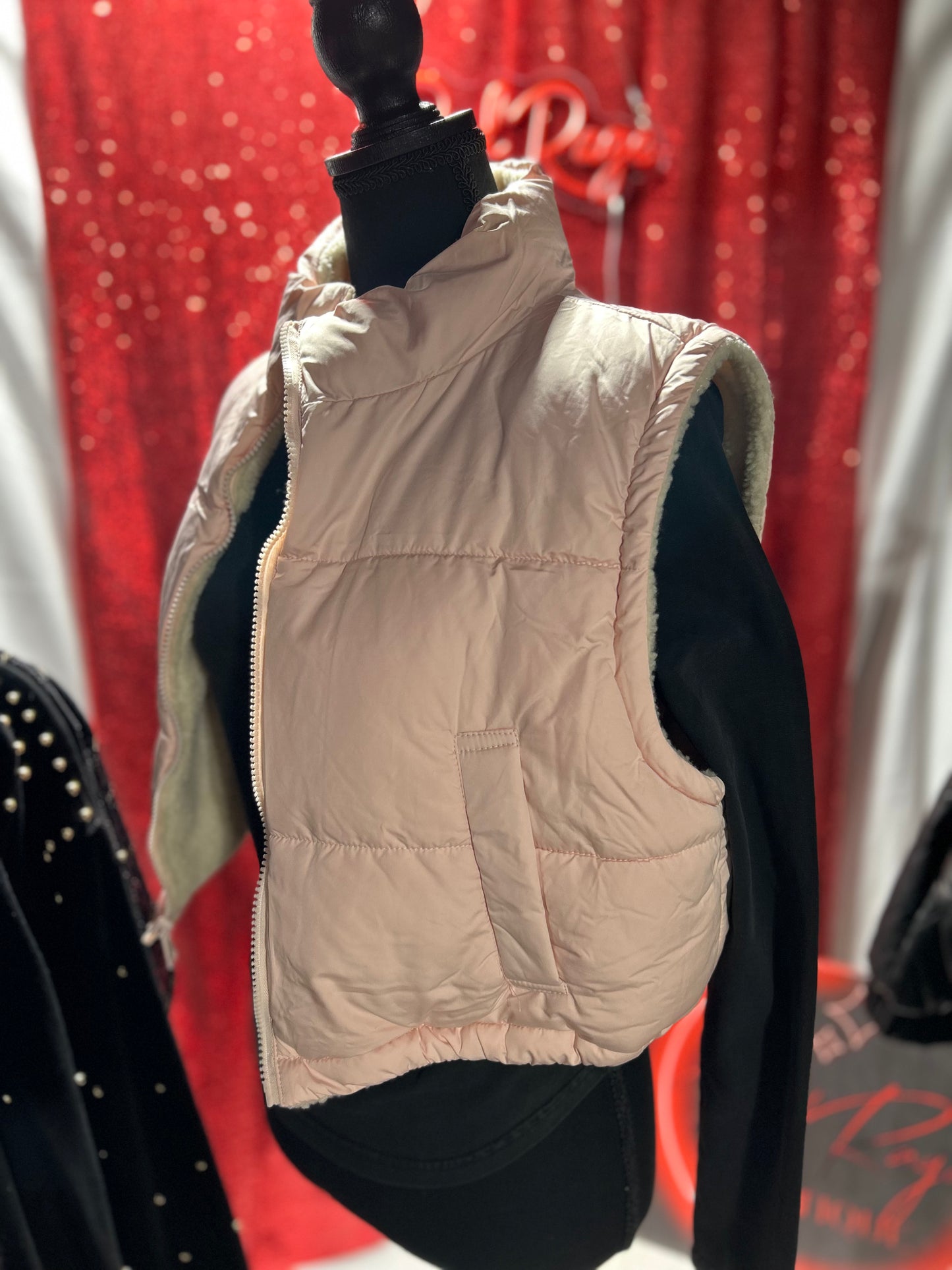 Pretty In Pink Reversible Vest