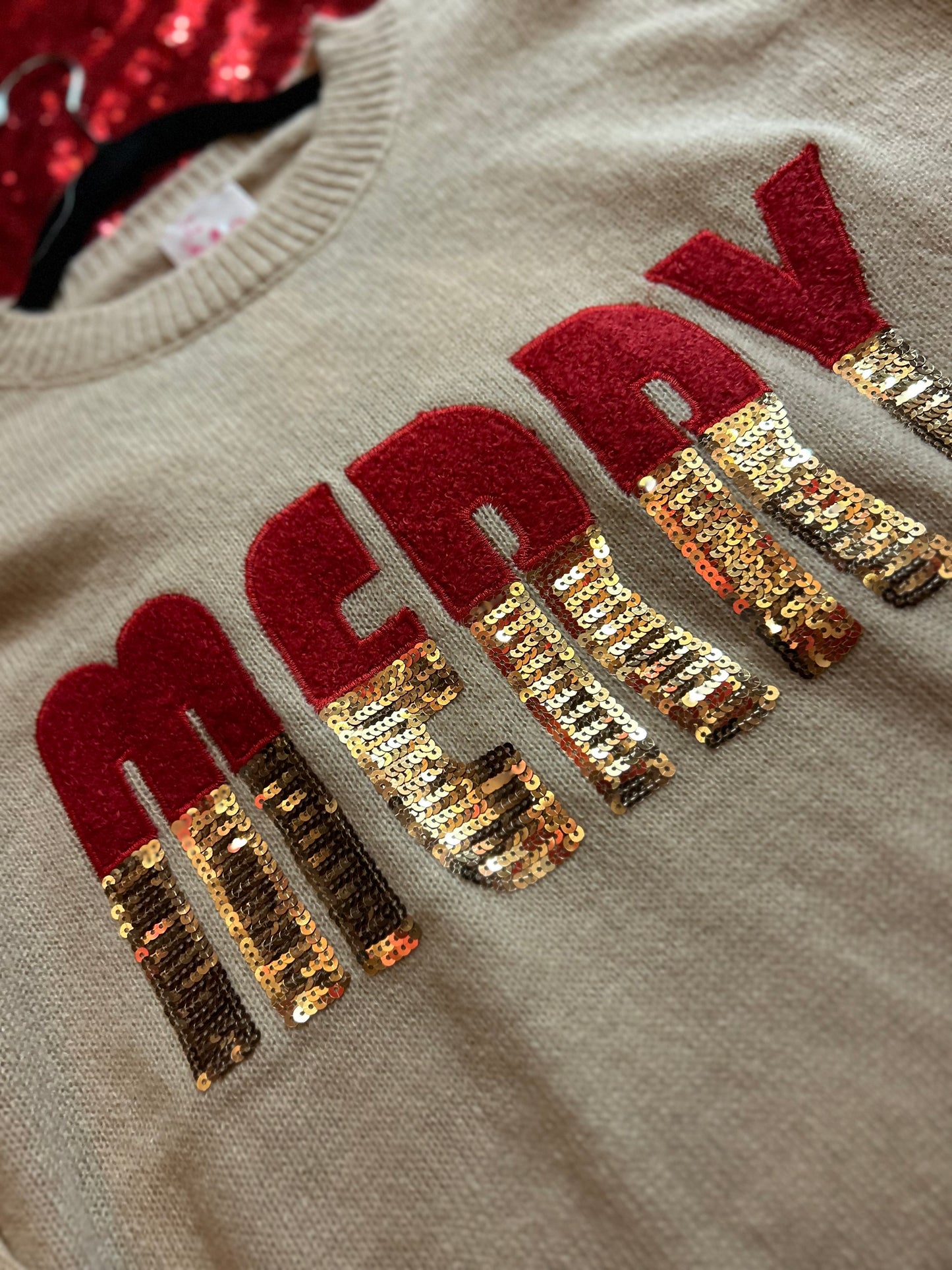 Merry Beige Sweater