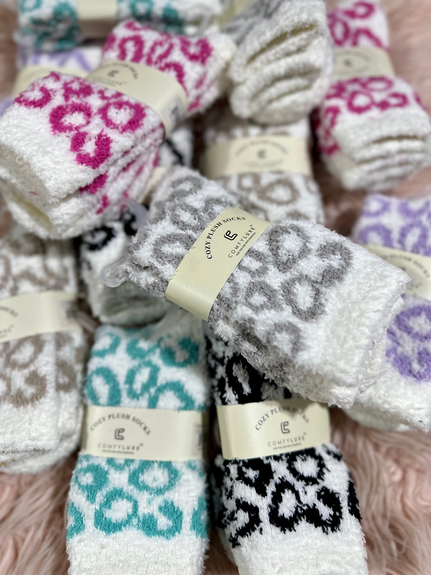 Cozy Plush Socks - Teal