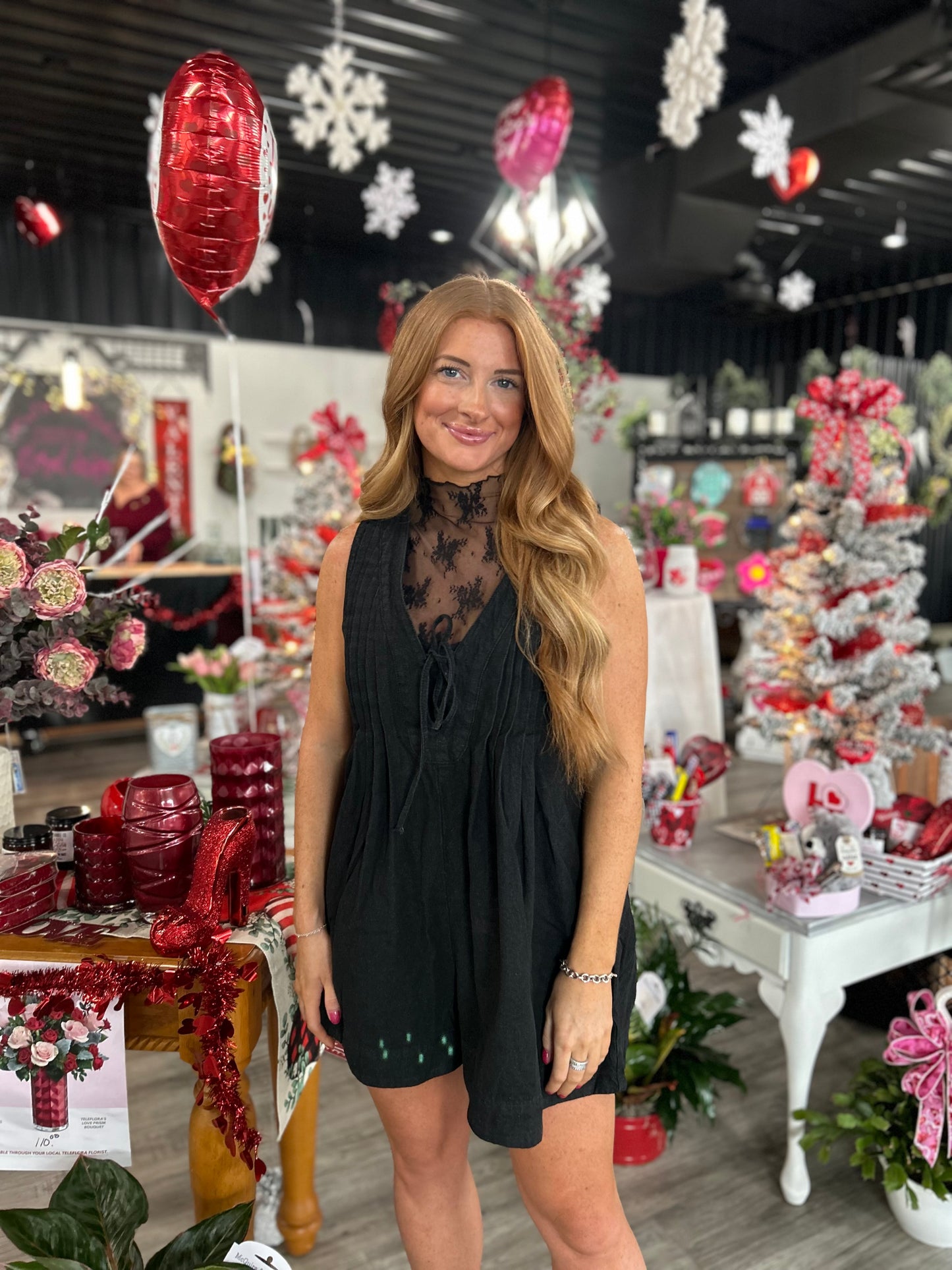 The Concert Romper - Black