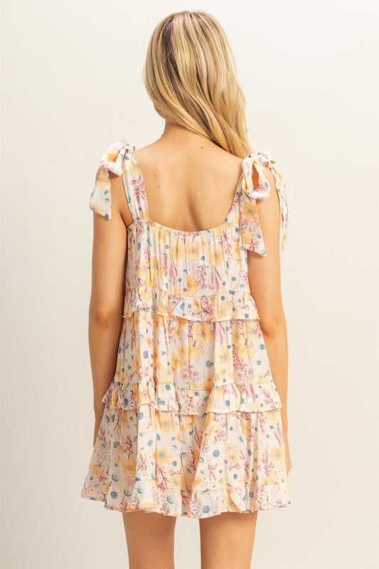 Sweet Summertime Ruffle Mini Dress
