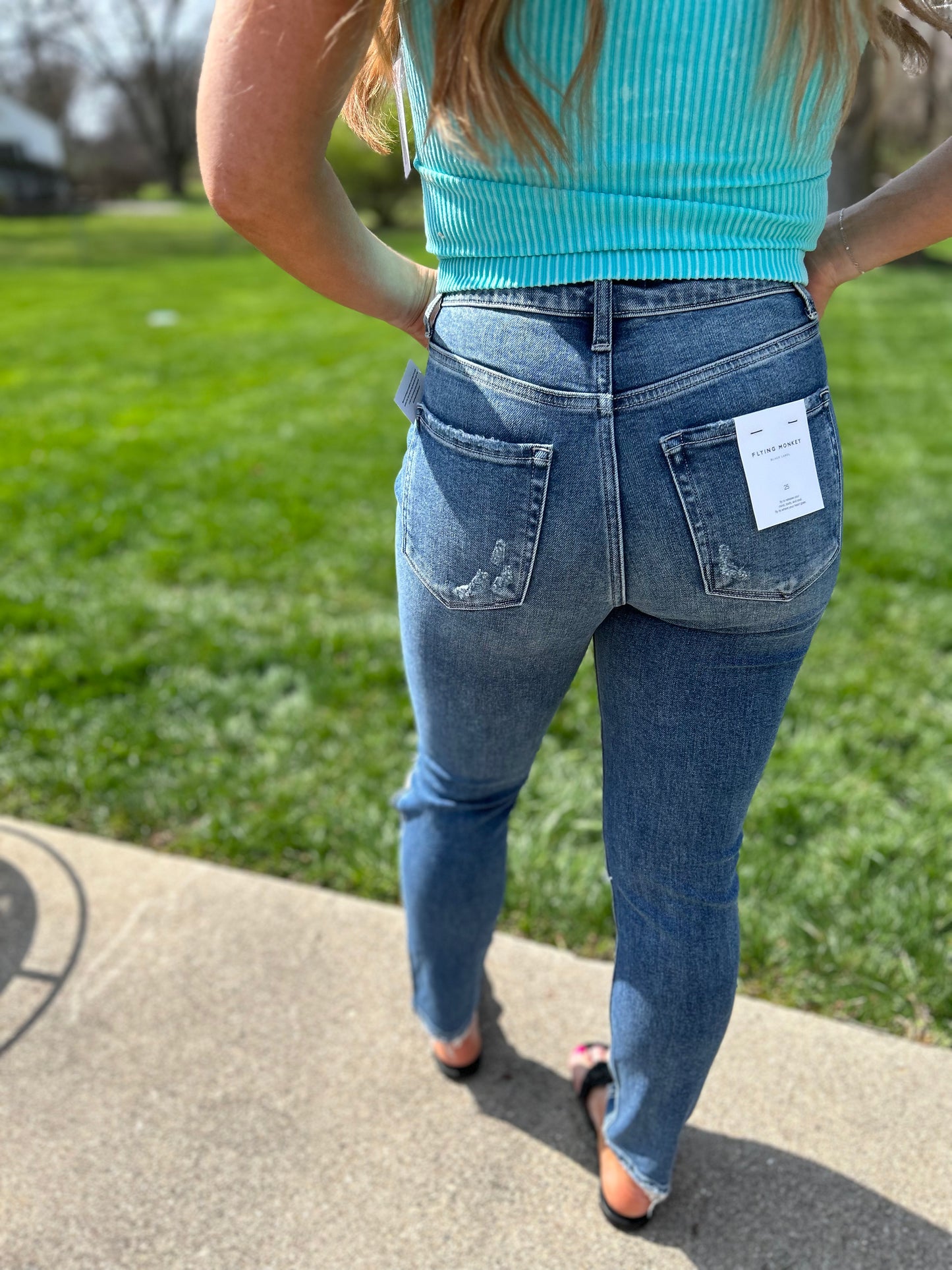 About Last Night High Rise Jeans