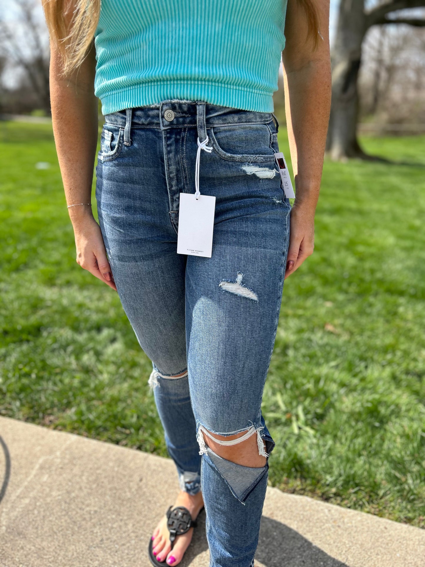 About Last Night High Rise Jeans