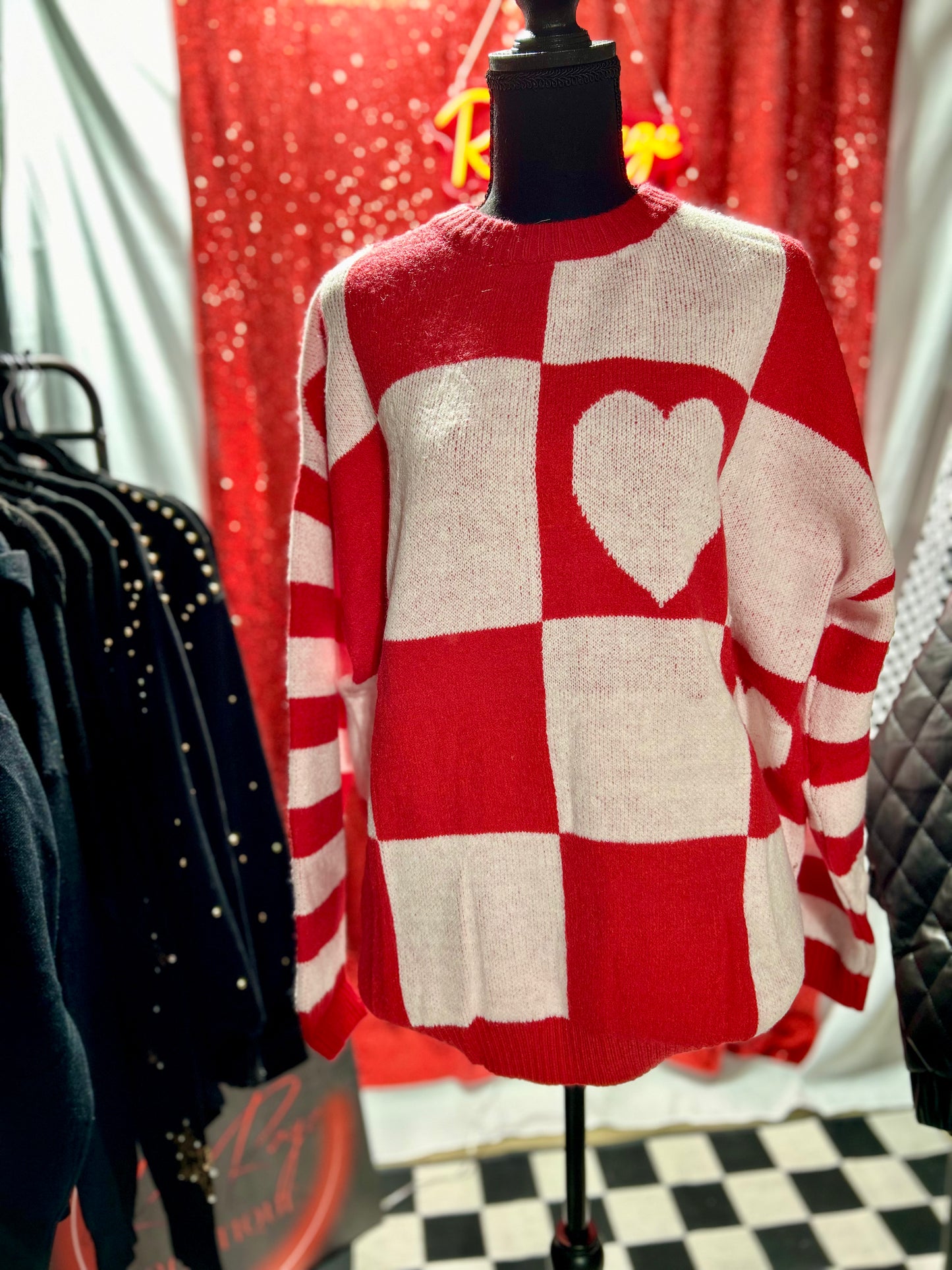 Queen of Hearts Sweater