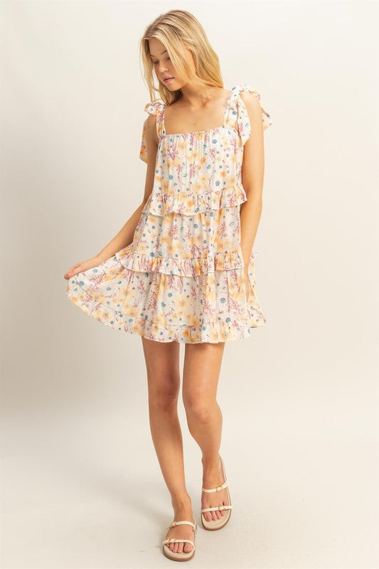 Sweet Summertime Ruffle Mini Dress