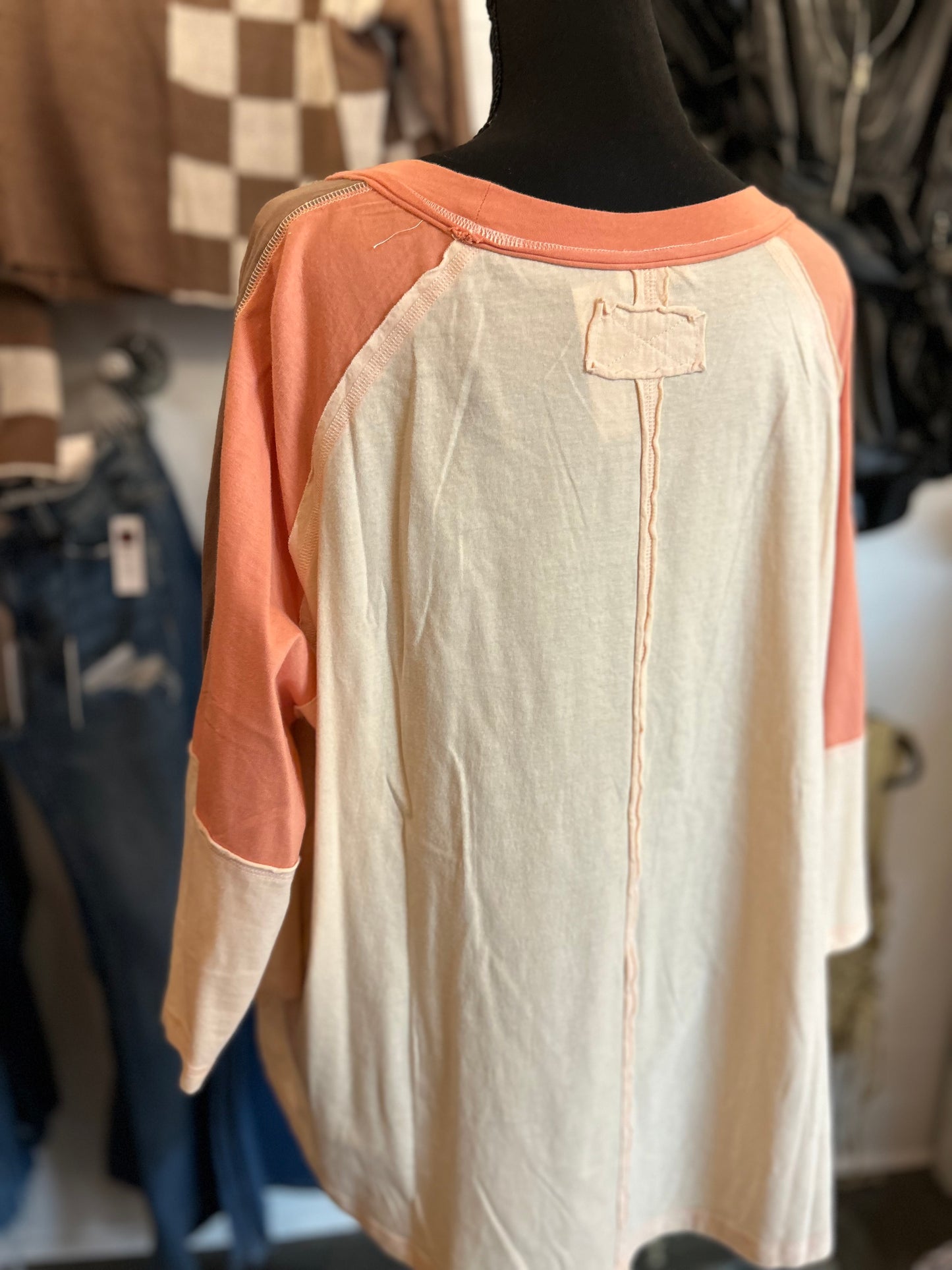 Fall Colorblock Knit Top