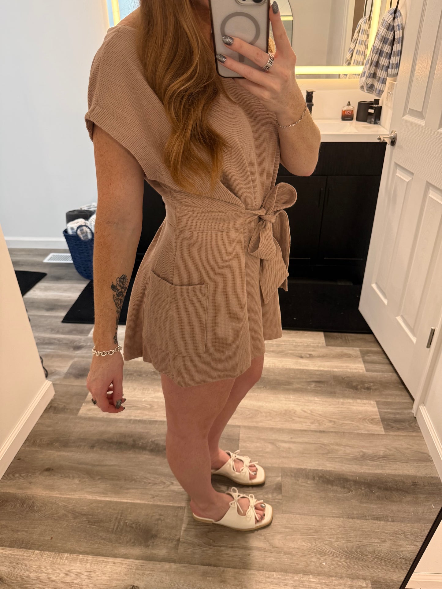 Sandy Shores Tie Romper
