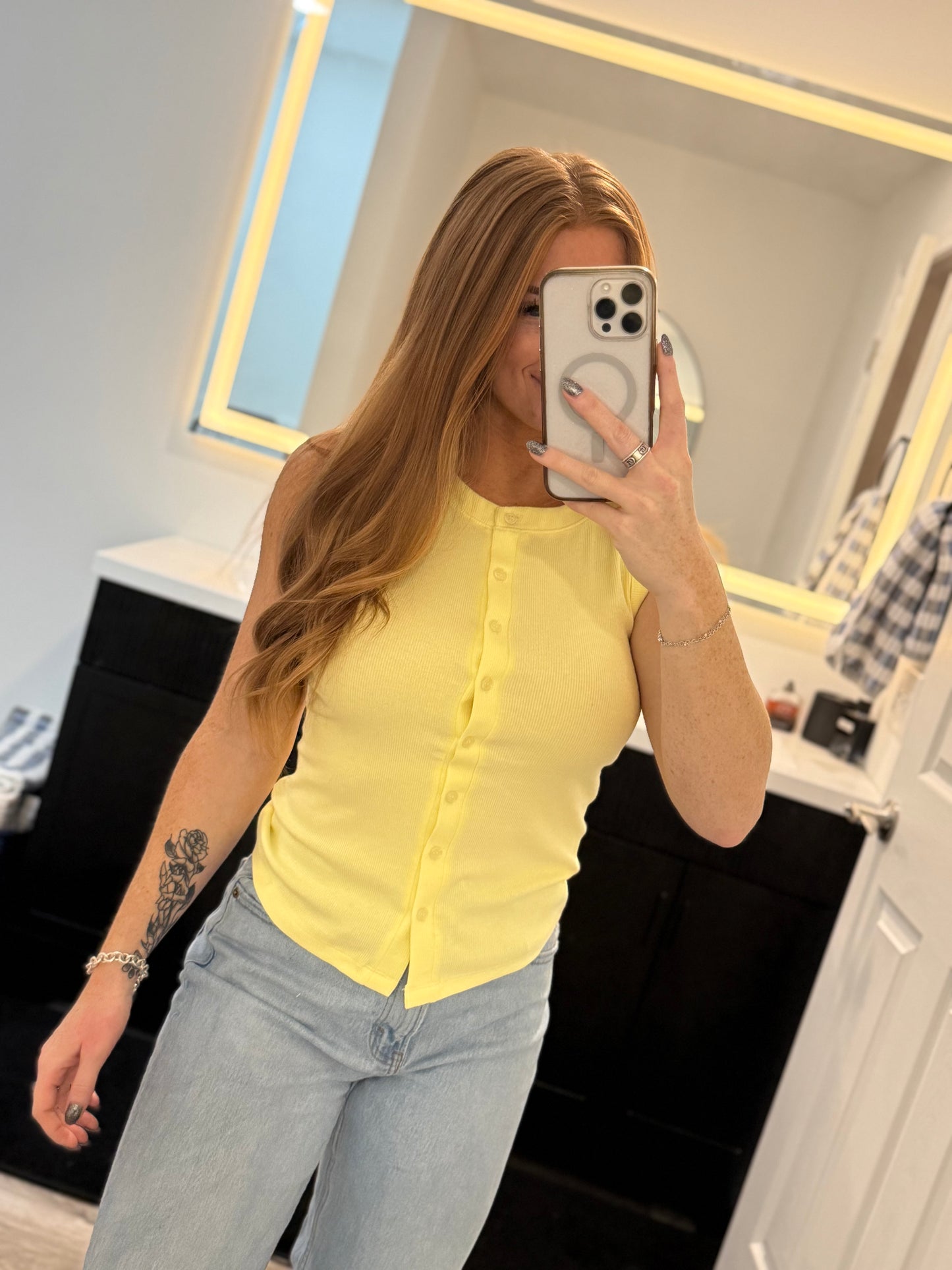 Sunshine Button Up Tank