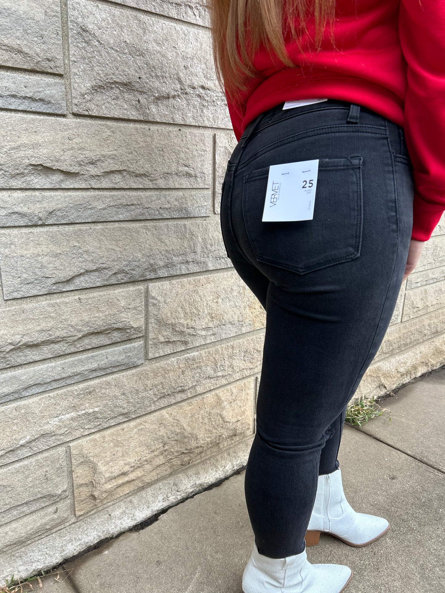 The City Black High Rise Denim