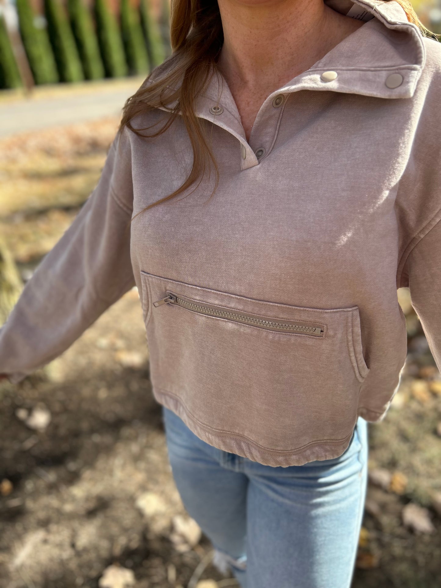 Half Snap Pullover