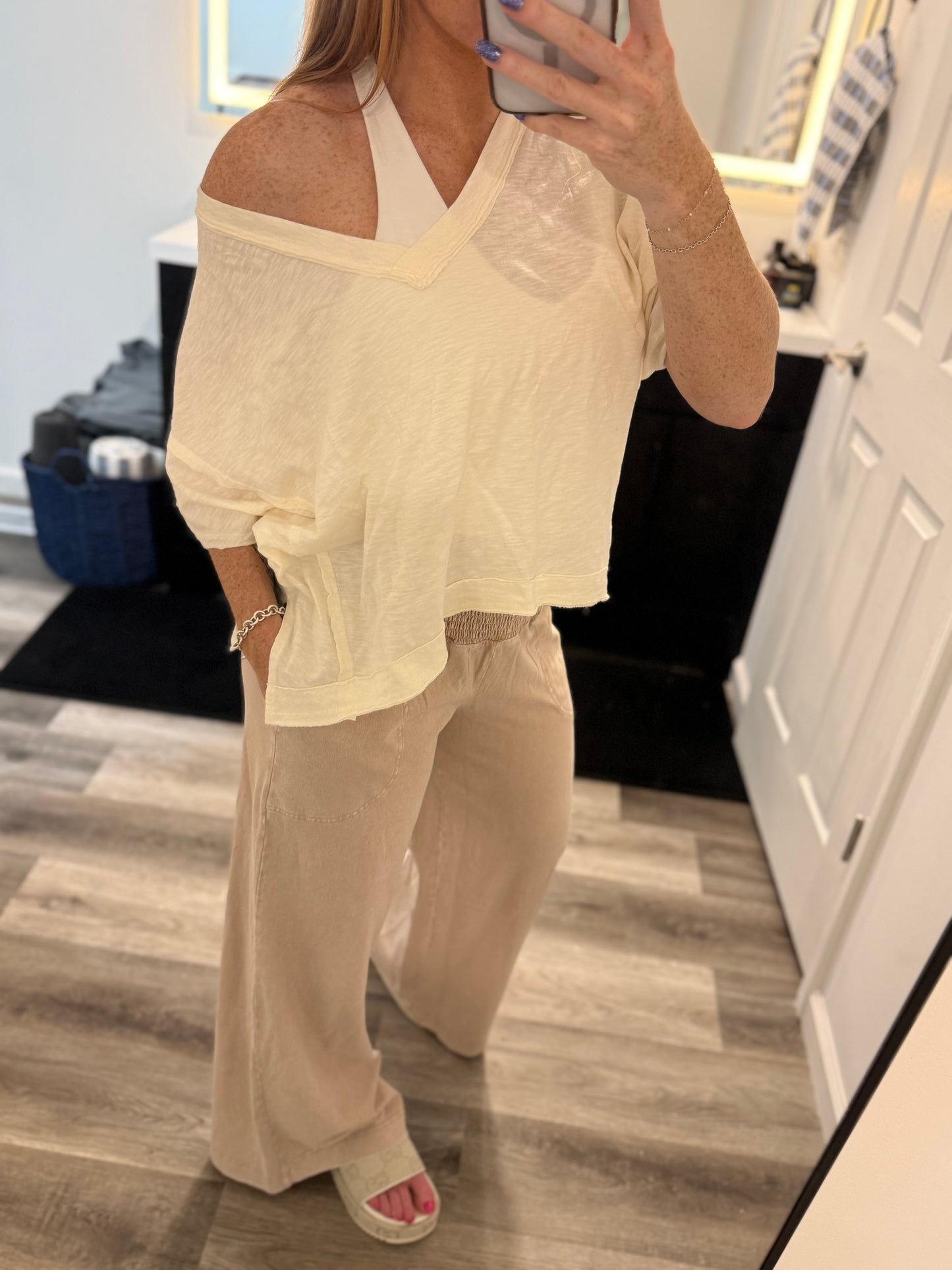 Sun-washed Slouchy Tee