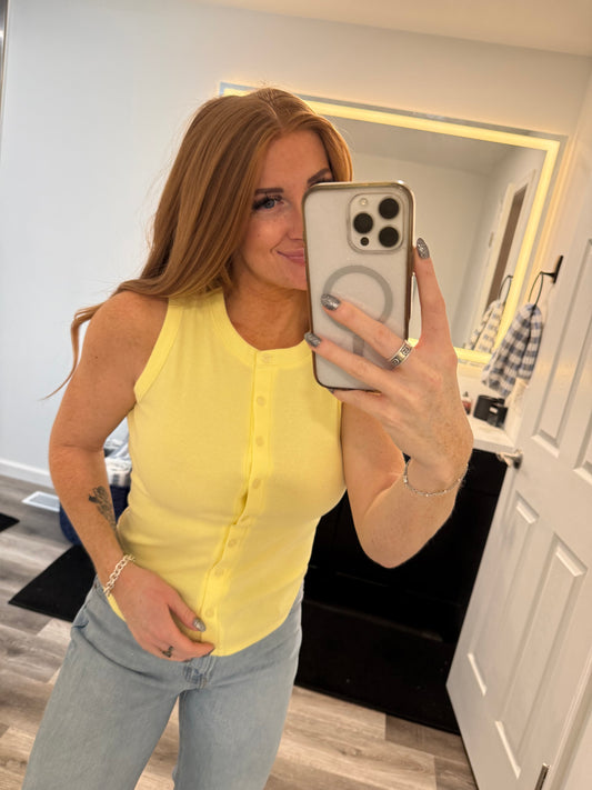 Sunshine Button Up Tank