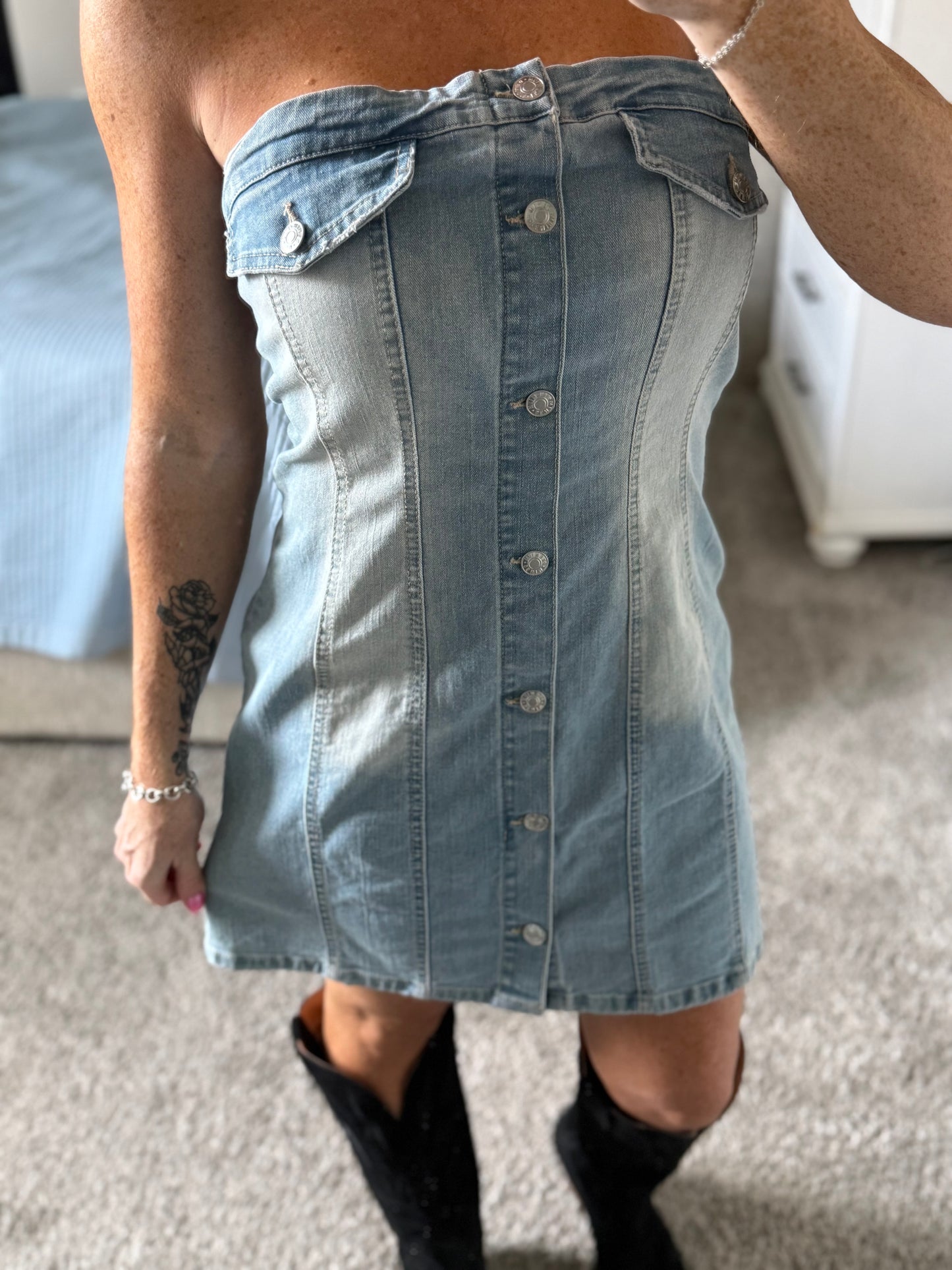 Cowgirl Crush Denim Dress