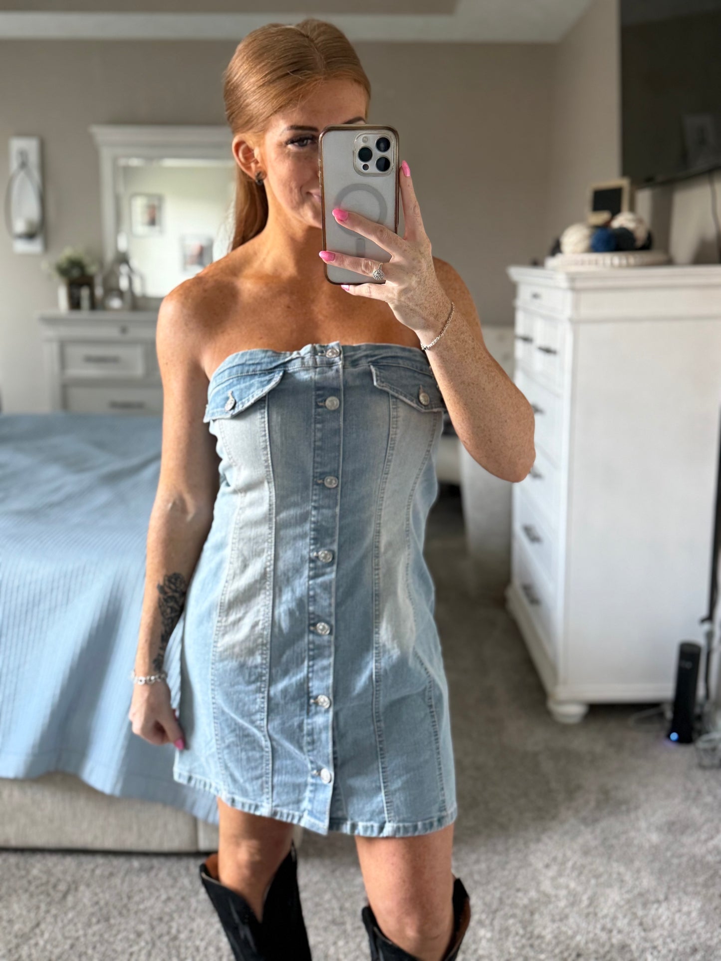 Cowgirl Crush Denim Dress
