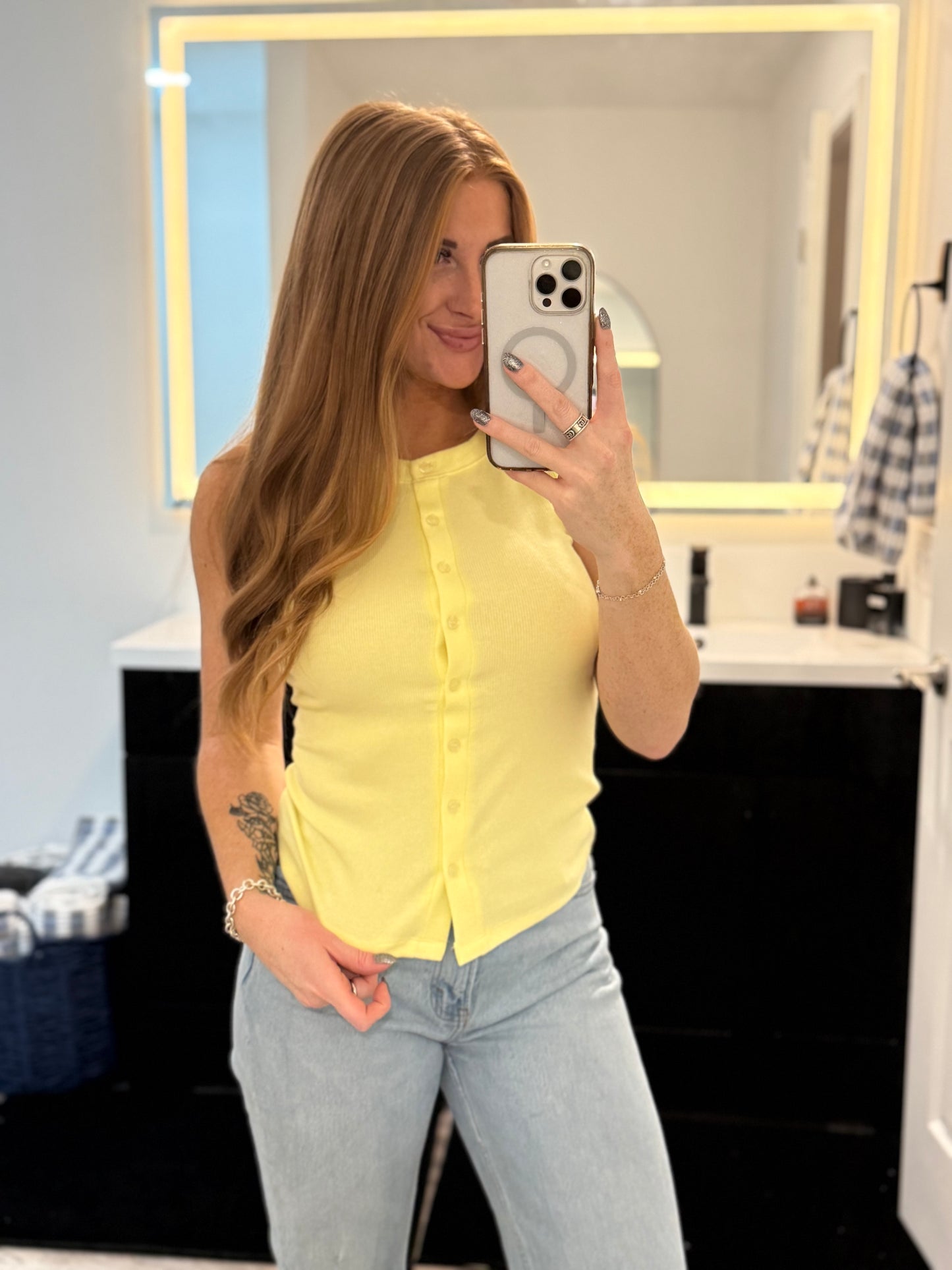 Sunshine Button Up Tank