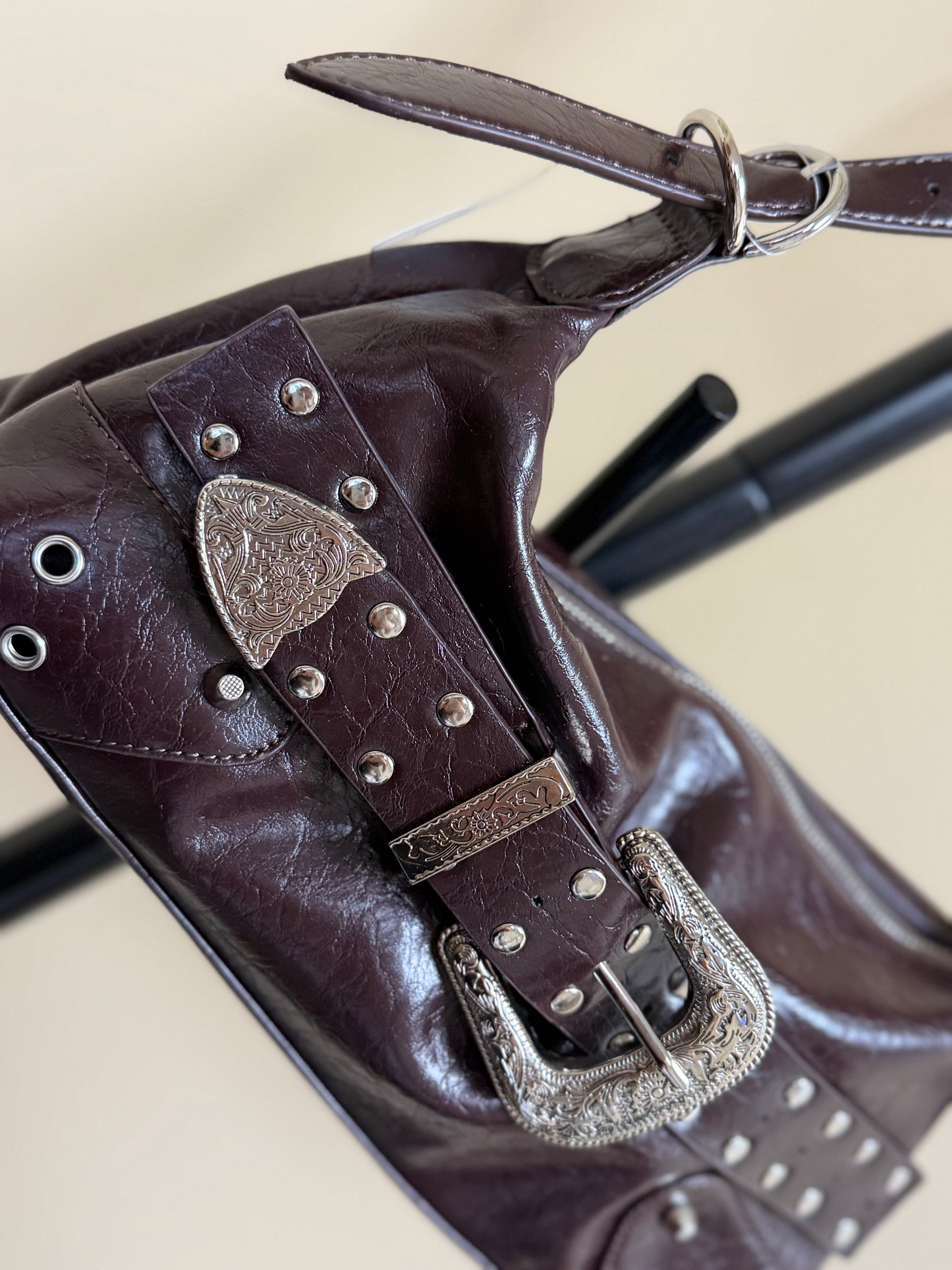 Wild West Shoulder Bag - Chocolate