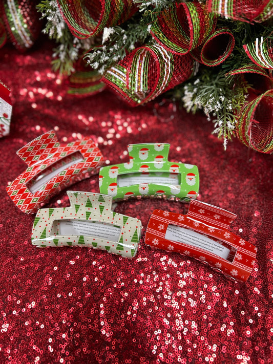 Christmas Hair Clips