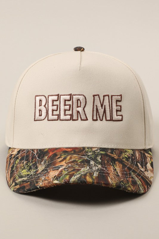 Beer Me Camo Hat