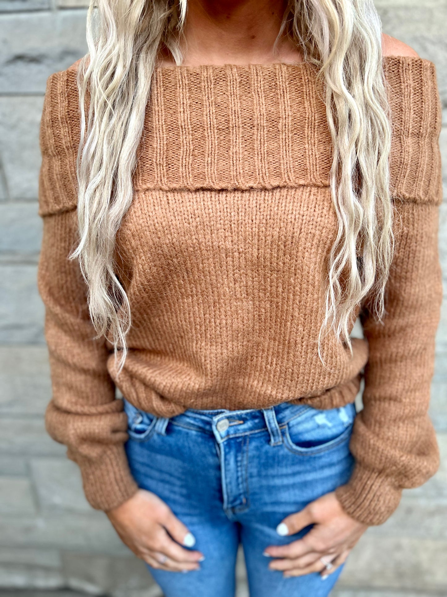 Only Yours Off-The-Shoulder Sweater