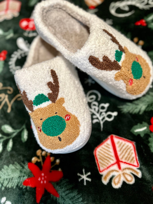 Rudolph Slippers - Green